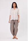 PUGLIA SPRIG SHIRT - choc flowr